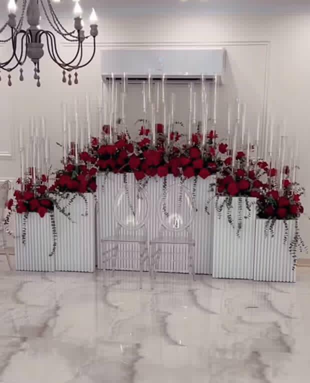 دکوربله برون هفت میز باگل رز