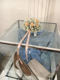 گل آرایی باکس بله برون/چیدمان وپارچه آرایی داخل باکس بله برون